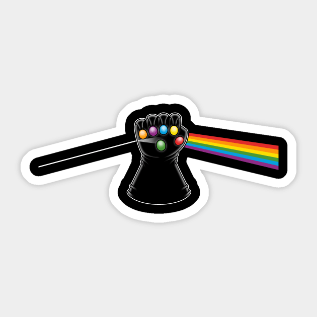 Dark Side of Infinity Sticker by adho1982